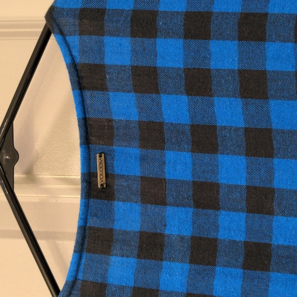 NWOT Volcom Buffalo Plaid Babydoll Dress - Picture 11 of 11